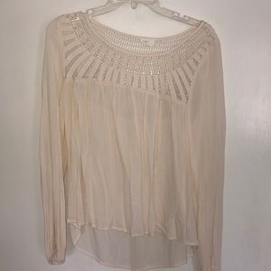 Cream Aeropostale blouse